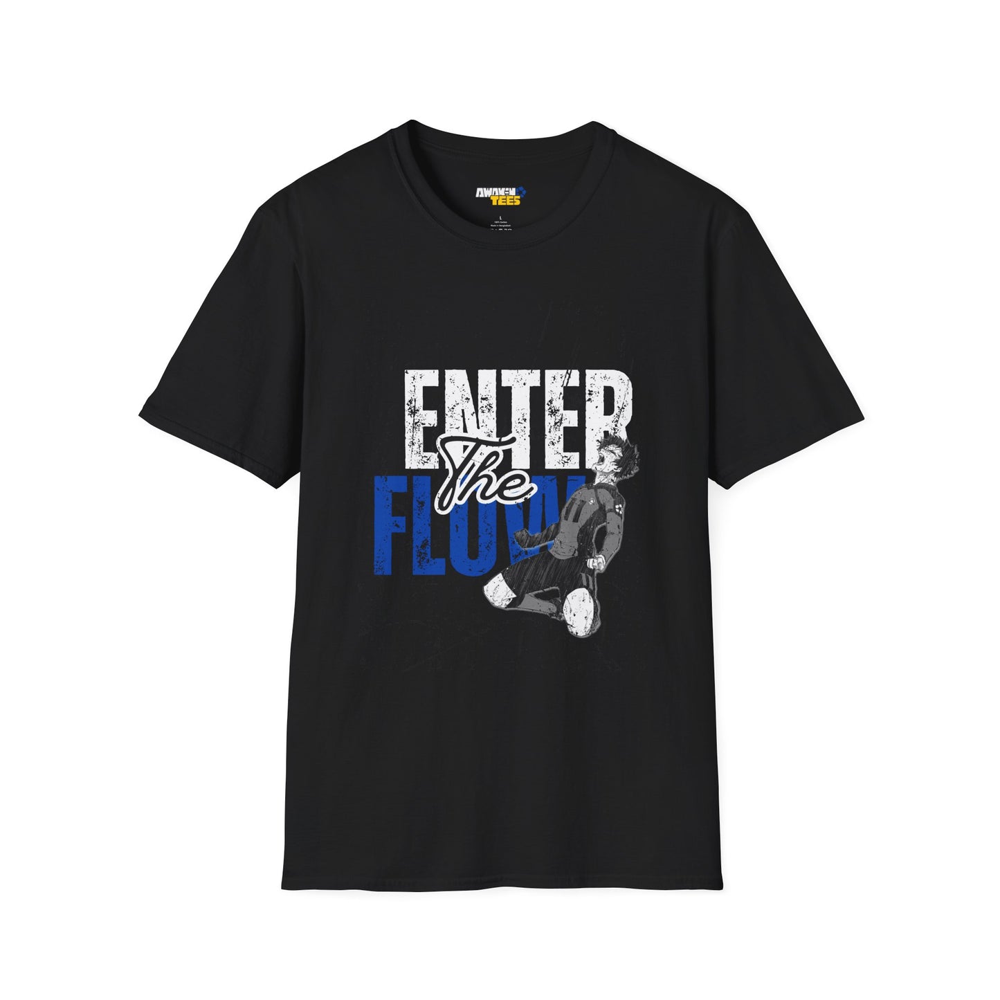 "Enter the flow." Blue Lock Isagi Yoichi T-Shirt
