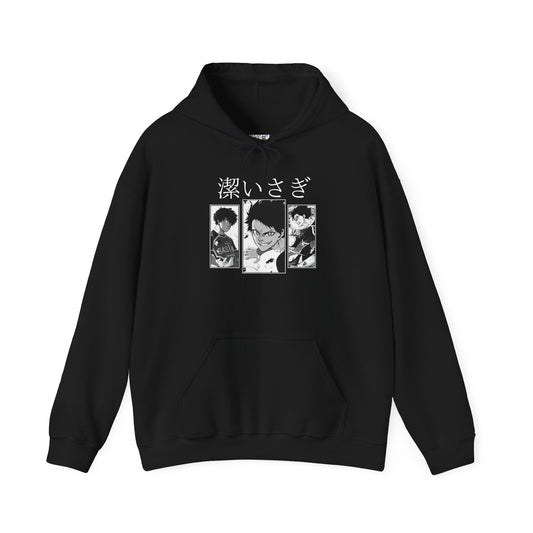"潔いさぎ" Blue Lock Isagi Yoichi Hoodie